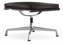 Soft Pad Chair EA 223, Untergestell verchromt, Leder Standard chocolate, Plano braun