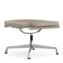 Soft Pad Chair EA 223, Untergestell verchromt, Leder Premium F sand, Plano mauve grau