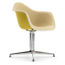 Eames Plastic Armchair RE DAL, Senf, Mit Vollpolsterung, Senf / elfenbein