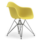 Eames Plastic Armchair RE DAR, Citron, Ohne Polsterung, Ohne Polsterung, Standardhöhe - 43 cm, Beschichtet basic dark
