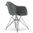 DAR, Granitgrau, Mit Sitzpolster, Dunkelgrau, Standardhöhe - 43 cm, Beschichtet basic dark