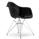 Details Vitra DAR DAR, Tiefschwarz, Ohne Polsterung, Ohne Polsterung, Standardhöhe - neu (43 cm), Verchromt