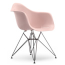 Eames Plastic Armchair RE DAR, Zartrosé RE, Ohne Polsterung, Ohne Polsterung, Standardhöhe - 43 cm, Beschichtet basic dark