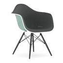 Details Vitra DAW DAW, Ocean, Mit Vollpolsterung, Dunkelgrau, Standardhöhe - 43 cm, Ahorn schwarz