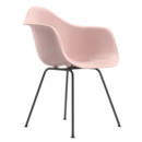 Eames Plastic Armchair RE DAX, Zartrosé, Ohne Polsterung, Ohne Polsterung, Standardhöhe - 43 cm, Beschichtet basic dark