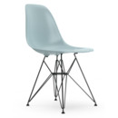 Eames Plastic Side Chair RE DSR, Eisgrau, Ohne Polsterung, Ohne Polsterung, Standardhöhe - 43 cm, Beschichtet basic dark