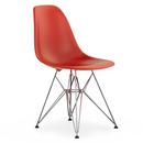 Details Vitra DSR DSR, Classic red, Ohne Polsterung, Ohne Polsterung, Standardhöhe - neu (43 cm), Verchromt