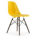 DSW, Sunlight, Mit Sitzpolster, Yellow / elfenbein, Standardhöhe - 43 cm, Ahorn dunkel