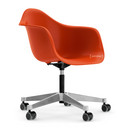 Eames Plastic Armchair RE PACC, Poppy red RE, Ohne Polsterung, Ohne Polsterung