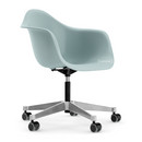 Eames Plastic Armchair RE PACC, Eisgrau RE, Ohne Polsterung, Ohne Polsterung