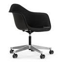 Eames Plastic Armchair RE PACC, Tiefschwarz RE, Mit Vollpolsterung, Nero