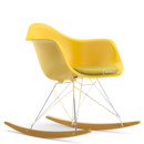 RAR mit Polsterung, Sunlight, Mit Sitzpolster, Yellow / elfenbein, Ohne Keder, Verchromt/Ahorn gelblich