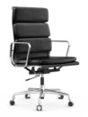 Soft Pad Chair EA 219, Verchromt, Nero