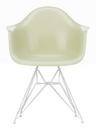 Eames Fiberglass Armchair DAR, Eames parchment, Weiß