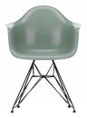 Eames Fiberglass Armchair DAR, Eames sea foam green, Basic dark