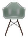 Eames Fiberglass Armchair DAW, Eames sea foam green, Ahorn dunkel