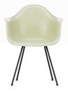 Eames Fiberglass Armchair DAX, Eames parchment, Basic dark