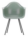 Eames Fiberglass Armchair DAX, Eames sea foam green, Basic dark