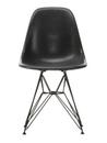 Eames Fiberglass Chair DSR, Eames elephant hide grey, Pulverbeschichtet basic dark glatt