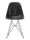 Eames Fiberglass Chair DSR, Eames elephant hide grey, Glanzchrom