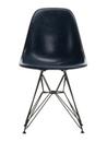 Eames Fiberglass Chair DSR, Eames navy blue, Pulverbeschichtet basic dark glatt