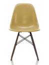 Eames Fiberglass Chair DSW, Eames ochre light, Ahorn dunkel