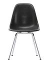 Eames Fiberglass Chair DSX, Eames elephant hide grey, Glanzchrom