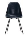 Eames Fiberglass Chair DSX, Eames navy blue, Pulverbeschichtet basic dark glatt
