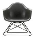 Eames Fiberglass Armchair LAR, Eames elephant hide grey, Basic dark