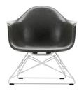 Eames Fiberglass Armchair LAR, Eames elephant hide grey, Weiß