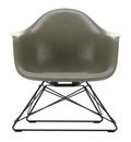 Eames Fiberglass Armchair LAR, Eames raw umber, Basic dark