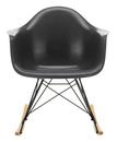 Eames Fiberglass Armchair RAR, Eames elephant hide grey, Beschichtet basic dark, Ahorn gelblich