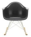 Eames Fiberglass Armchair RAR, Eames elephant hide grey, Weiß, Ahorn gelblich