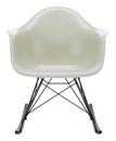 Eames Fiberglass Armchair RAR, Eames parchment, Beschichtet basic dark, Ahorn dunkel