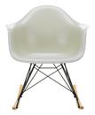 Eames Fiberglass Armchair RAR, Eames parchment, Beschichtet basic dark, Ahorn gelblich