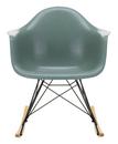 Eames Fiberglass Armchair RAR, Eames sea foam green, Beschichtet basic dark, Ahorn gelblich