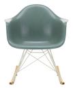 Eames Fiberglass Armchair RAR, Eames sea foam green, Weiß, Ahorn gelblich