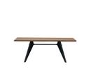 Details Vitra EM Table EM Table, 200 x 90 cm, Amerikanischer Nussbaum massiv, geölt, Tiefschwarz