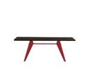 EM Table, 200 x 90 cm, Eiche dunkel, Naturholz Schutzlack, Japanese red