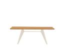 EM Table, 200 x 90 cm, Eiche natur massiv, geölt, Ecru