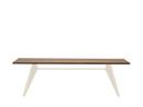 EM Table, 240 x 90 cm, Amerikanischer Nussbaum massiv, geölt, Ecru