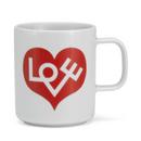 Girard Coffee Mugs, Love Heart, red, Einzeln