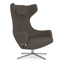 Grand Repos, Sessel Grand Repos, Stoff Cosy 2 Muskat, 46 cm, Poliert