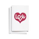 Individualisierbare Glückwunschkarte (als Beilage zum Paket), Love Heart (M)