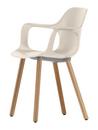 HAL Armchair Wood, Warmgrey, Eiche massiv hell, Naturholz Schutzlack