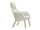 HAL Lounge Chair, Stoff Dumet elfenbein melange, Ohne Ottoman