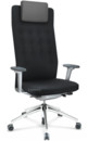 ID Trim L, FlowMotion mit Sitztiefenverstellung, Mit 3D-Armlehnen, Soft grey, Stoff Plano nero