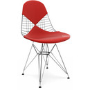 Kissen für Wire Chair (DKR/DKW/DKX/LKR), Sitz- und Rückenkissen (Bikini), Hopsak, Rot / poppy red
