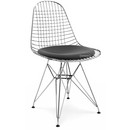 Kissen für Wire Chair (DKR/DKW/DKX/LKR), Sitzkissen, Hopsak, Dunkelgrau