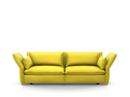 Mariposa Sofa, Dreisitzer (H80,5 x B198 x T101,5 cm), Iroko limone